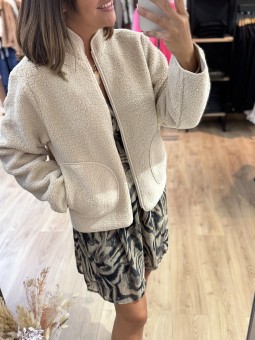 VESTE DAWN TEDDY - BEIGE