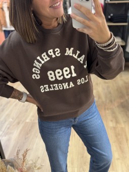 SWEAT MERLE - MARRON BRUN