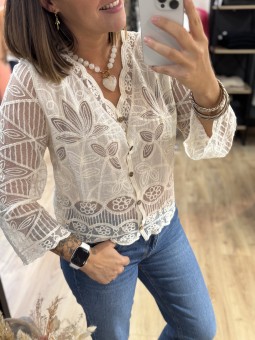 BLOUSE ROMY - BEIGE