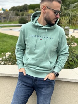 HOODIE LINEAR LOGO - VERT