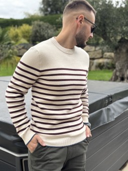 PULL KROZE - BORDEAUX