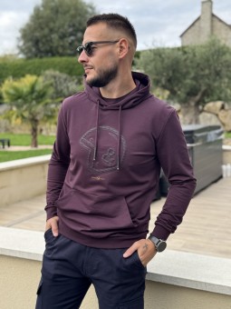 SWEAT SAVARY - BORDEAUX