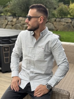 CHEMISE ML OXFORD ARUBA - VERT