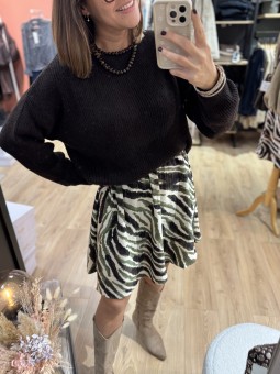 PULL REINE - MARRON BRUN