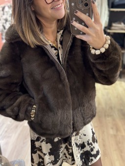 VESTE ANNIE - MARRON BRUN