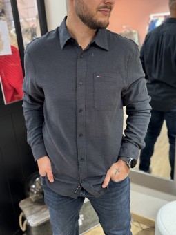 CHEMISE FLANEL - GRIS FONCE