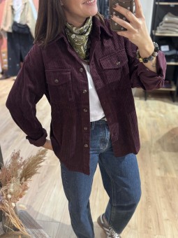 SURCHEMISE EMMA - PRUNE