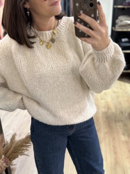 PULL AURÉLINE - BLANC