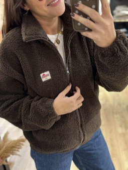 VESTE CANDICE - MARRON BRUN