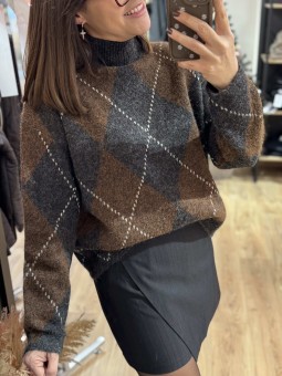 PULL LOLA - MARRON BRUN