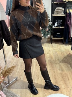 JUPE SHORT MAONA - NOIR