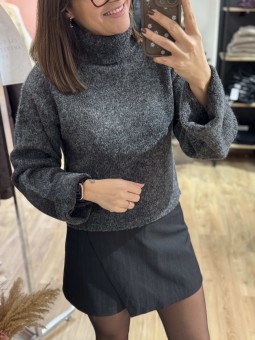 PULL ROSANNA - GRIS FONCE