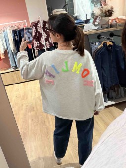 SWEAT MOMLIFE - GRIS