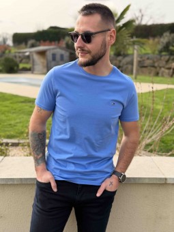 TSHIRT JERSEY C38 - BLEU