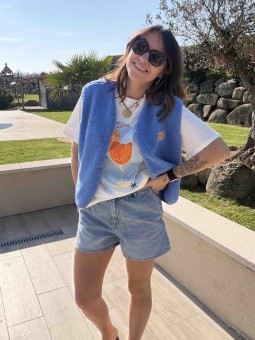 GILET SM SARAH - BLEU