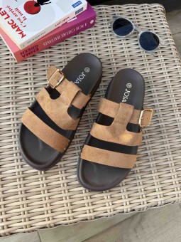 SANDALES BILLIE - CAMEL