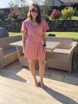 COMBI-SHORT LAURIE - ROSE