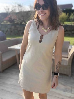 ROBE PATAGONIA - BEIGE