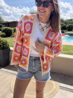GILET ANNA - MULTICOLOR