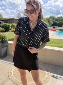 BLOUSE PAOLINA - NOIR