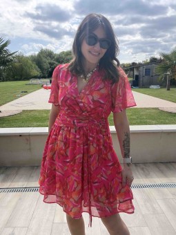 ROBE JULIE - FUSHIA