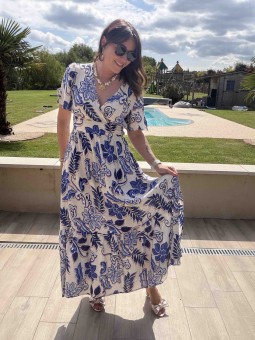 ROBE CHLOÉ - BLEU