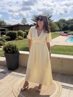 ROBE SALLY - JAUNE