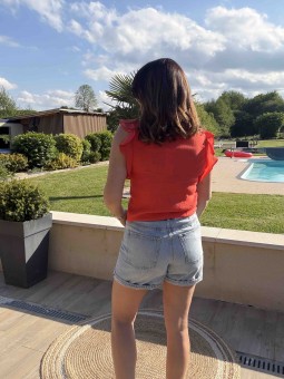 TOP SAFIA - ORANGE