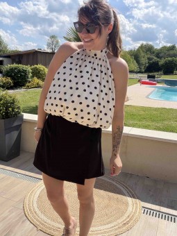 BLOUSE LOUISE - BEIGE