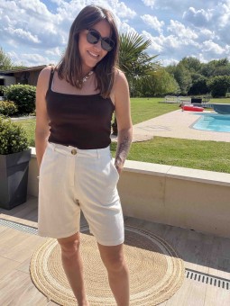 SHORT LONG ZECA - BEIGE