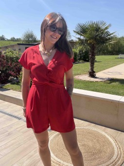 COMBISHORT LORINE - ROUGE