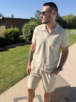 SHORT BALIERA - BEIGE