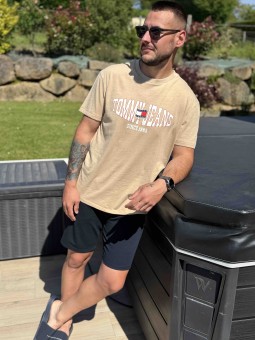 T-SHIRT LA WAVING - BEIGE