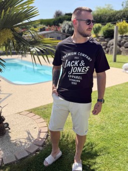 T-SHIRT BLUZANNE - NOIR