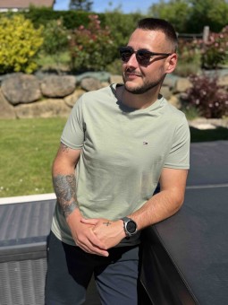 TSHIRT JERSEY C38 - VERT CLAIR