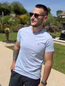 TSHIRT JERSEY C38 - BLEU CLAIR