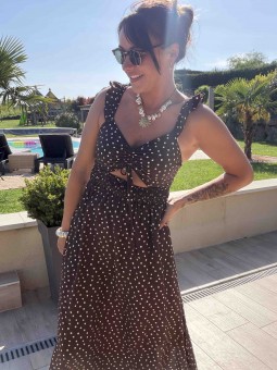 ROBE EMILIA - MARRON BRUN