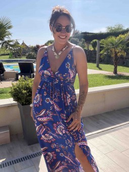 ROBE AMÉLIA - BLEU