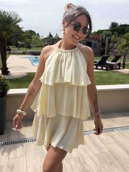ROBE ALBANE - JAUNE