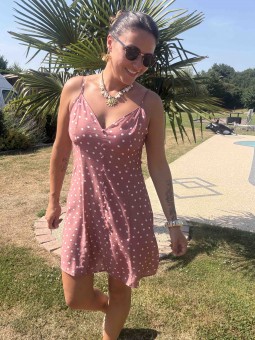 ROBE SALTINA - ROSE