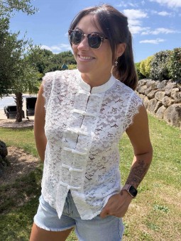 CHEMISE ORLANE - BLANC