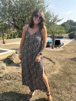 ROBE CAROLA - MARRON BRUN