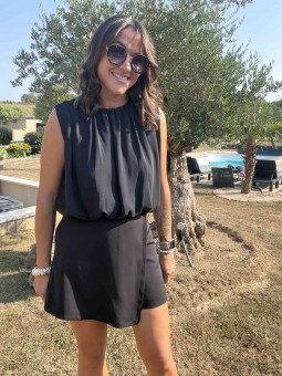 COMBI-SHORT LOUANE - NOIR