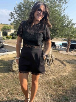 COMBISHORT MAELLE - NOIR