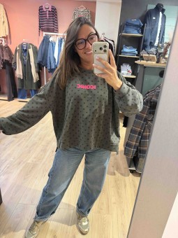 SWEAT ICONIC POIS - KAKI