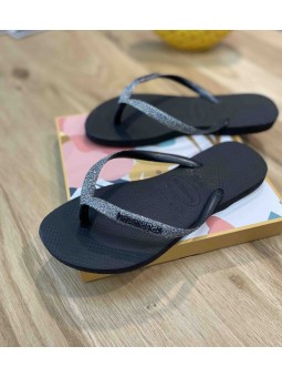 TONG SLIM GLITTER ME - NOIR