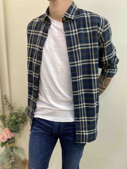 CHEMISE A CARREAUX SLIM -...